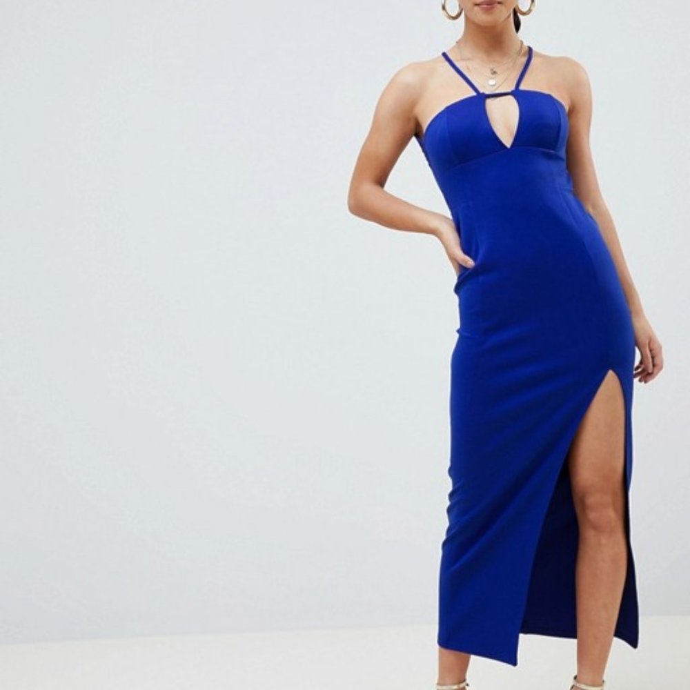 ASOS Petite maxi dress with lace back